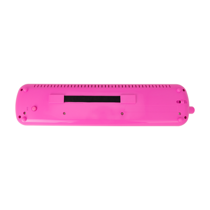 East Top 32-Key Professional Mouth Melodica with Bag, Short Mouthpiece, and Soft Tube - Magenta — view 3