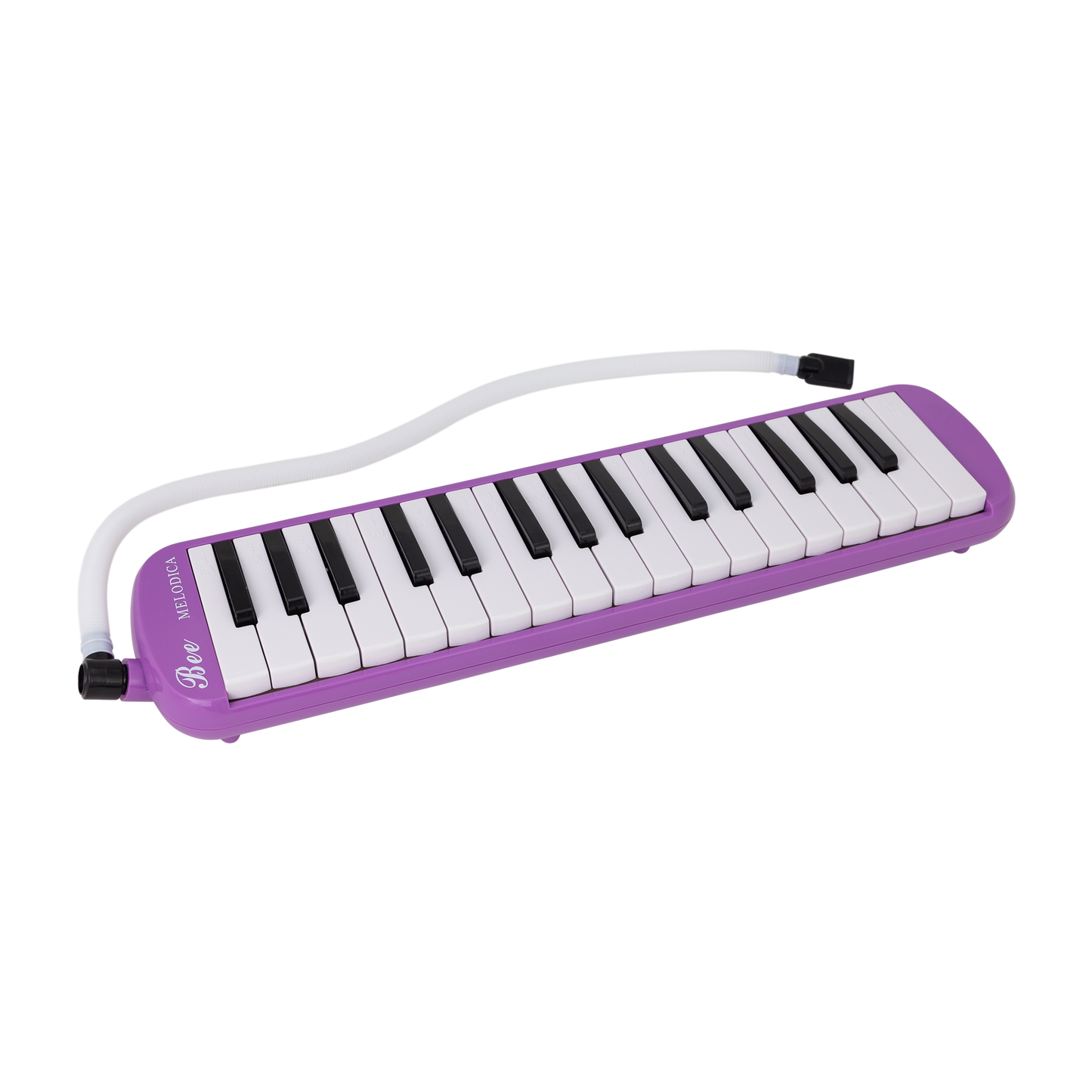 East Top 32-Key Professional Mouth Melodica in Purple with Soft Bag and Accessories
