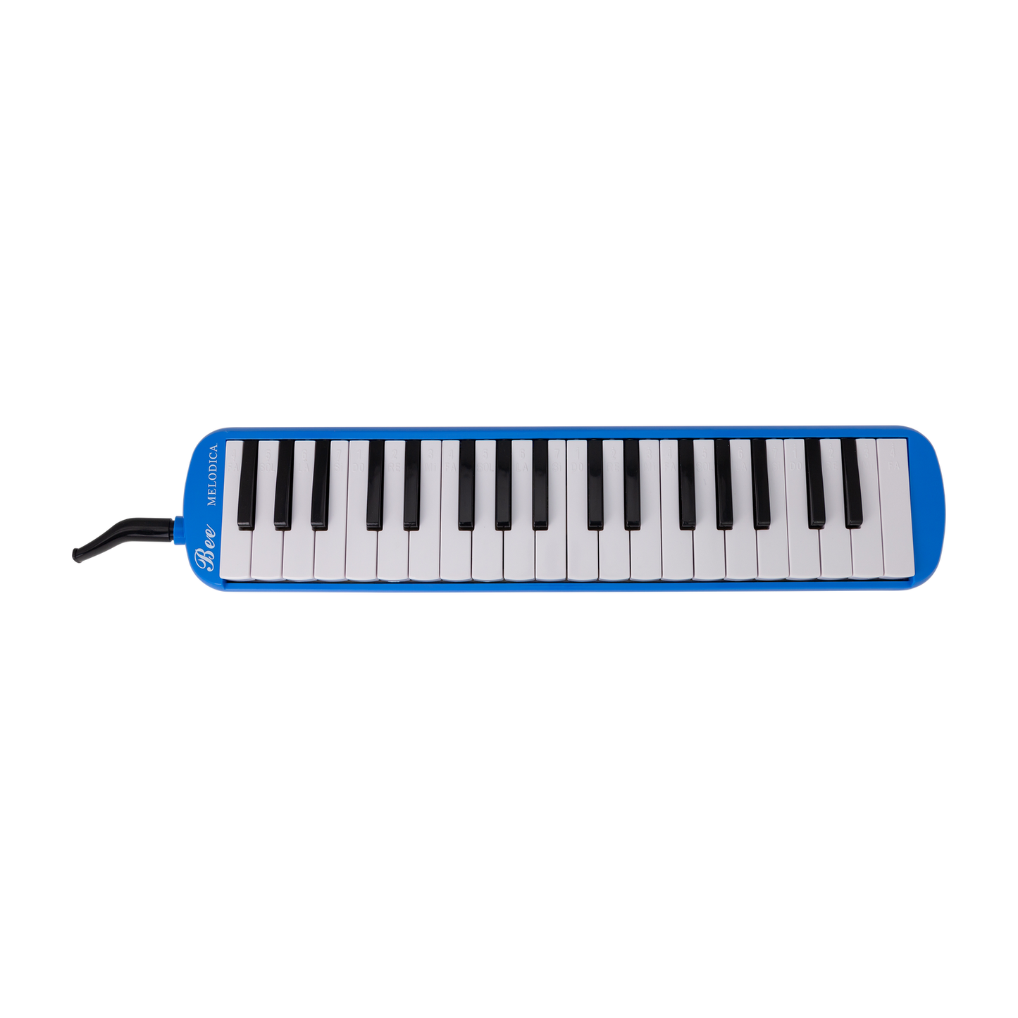 East Top 37-Key Melodica with Mouthpiece and Soft Tube - Blue — view 2
