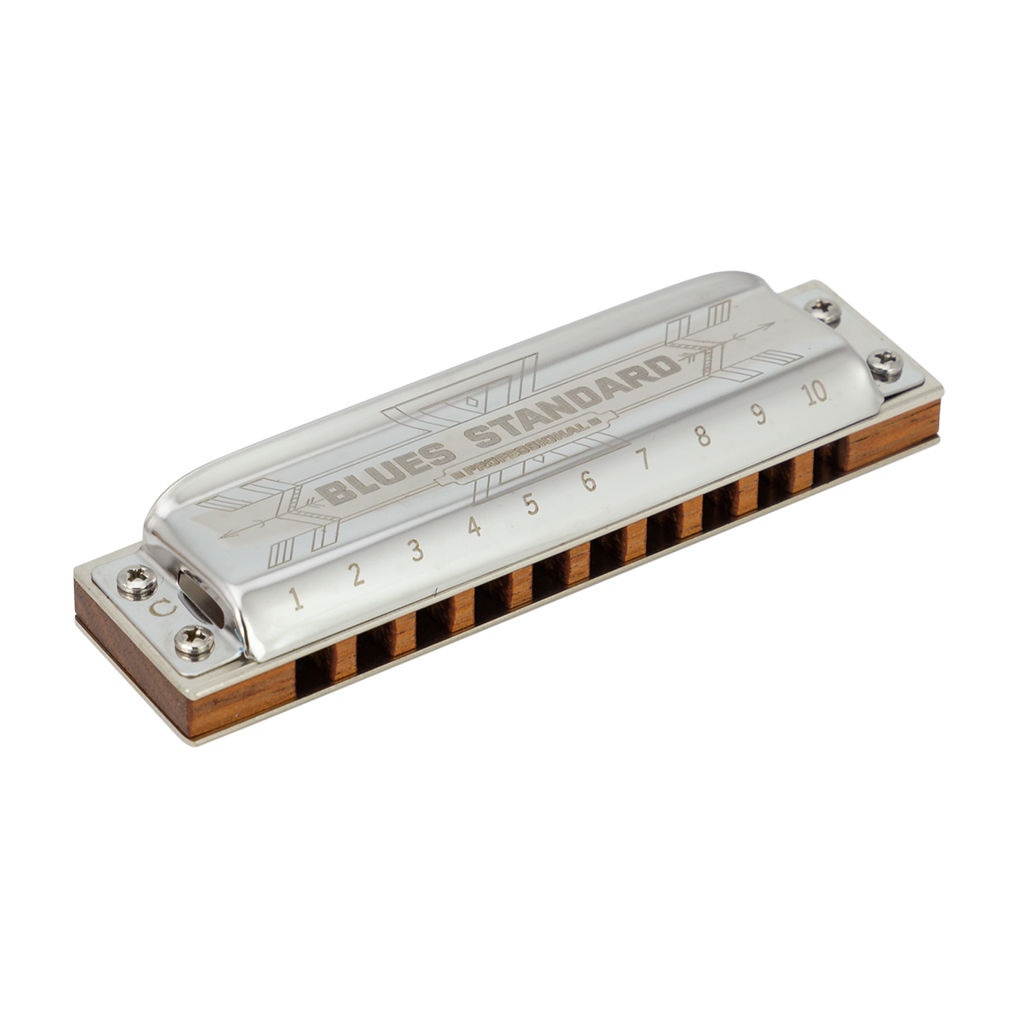 East Top PRO10 10 Hole Blues Harmonica in A