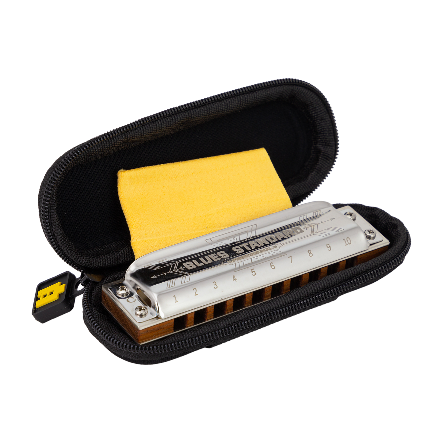 East Top PRO10 10 Hole Blues Harmonica in G — view 2