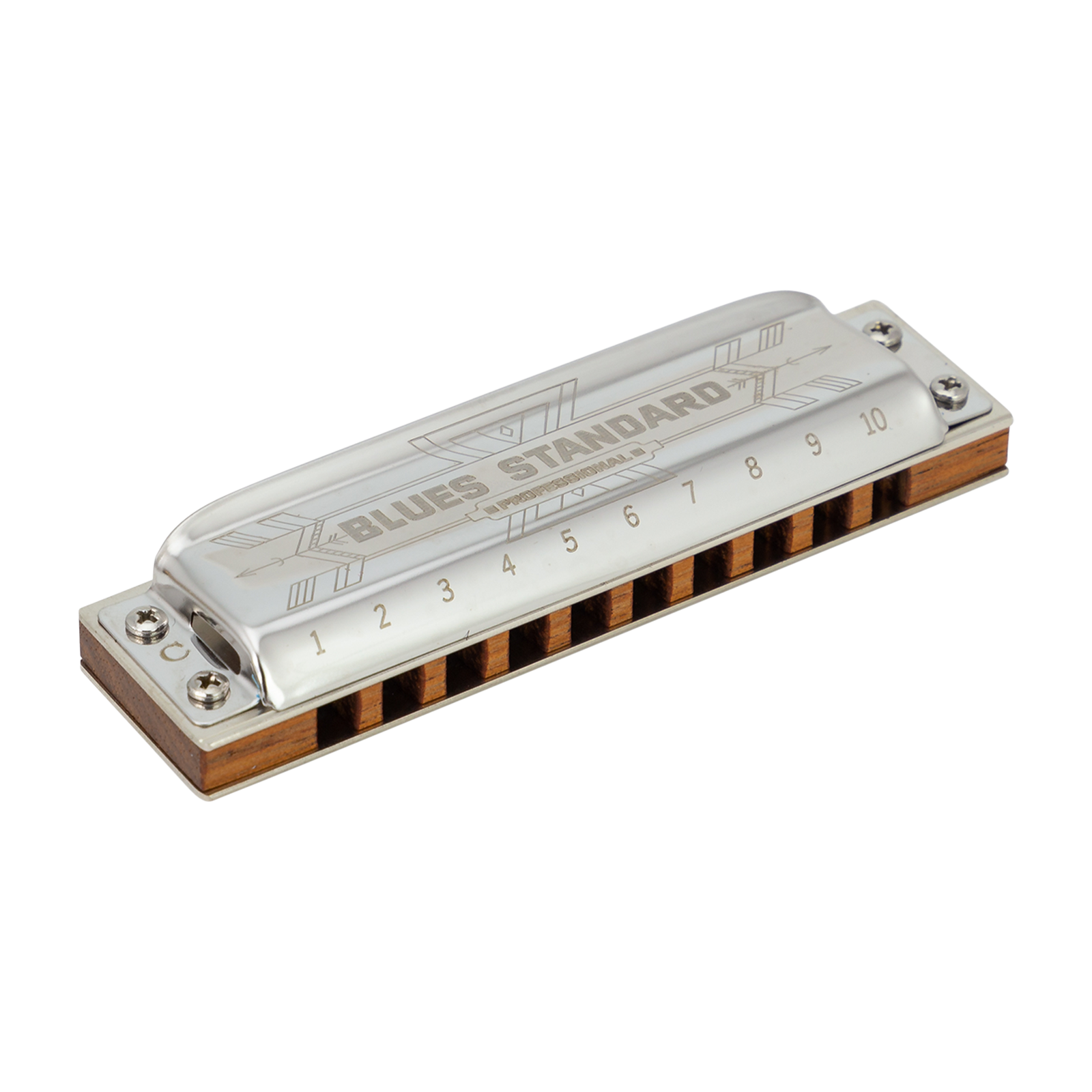 East Top PRO10 10 Hole Blues Harmonica in G