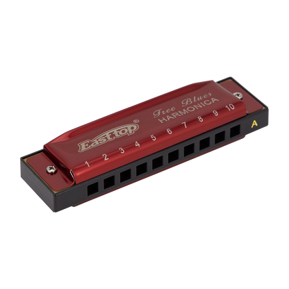 East Top Set of 7 Blues Harmonicas with Case - Diatonic, Portable Design, Gift-Ready Packaging, Includes Keys A-G — view 2