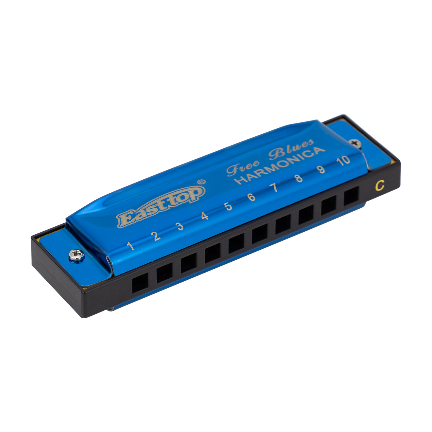 East Top Set of 7 Blues Harmonicas with Case - Diatonic, Portable Design, Gift-Ready Packaging, Includes Keys A-G — view 4