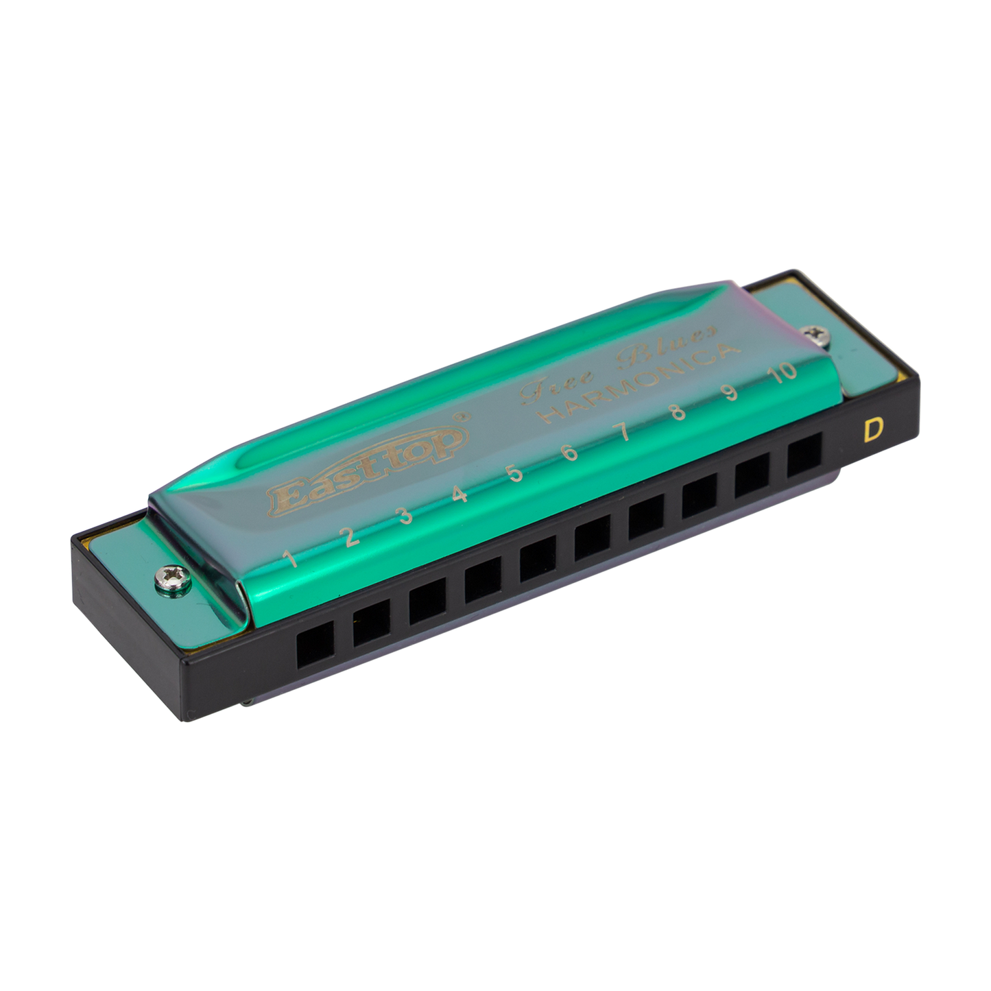 East Top Set of 7 Blues Harmonicas with Case - Diatonic, Portable Design, Gift-Ready Packaging, Includes Keys A-G — view 5
