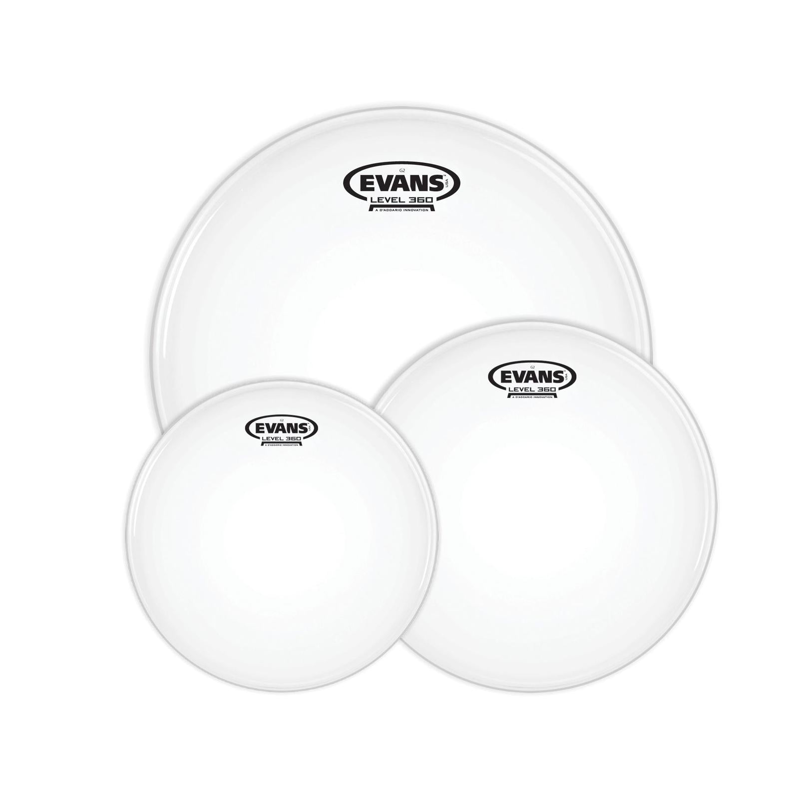Evans G2 Tompack, Coated, Rock (10 inch, 12 inch, 16 inch) *SKIN ONLY*