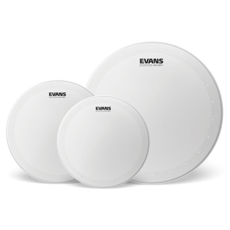 Evans Genera HD Dry 10" 12" 16" Tom Drumhead Pack — view 2