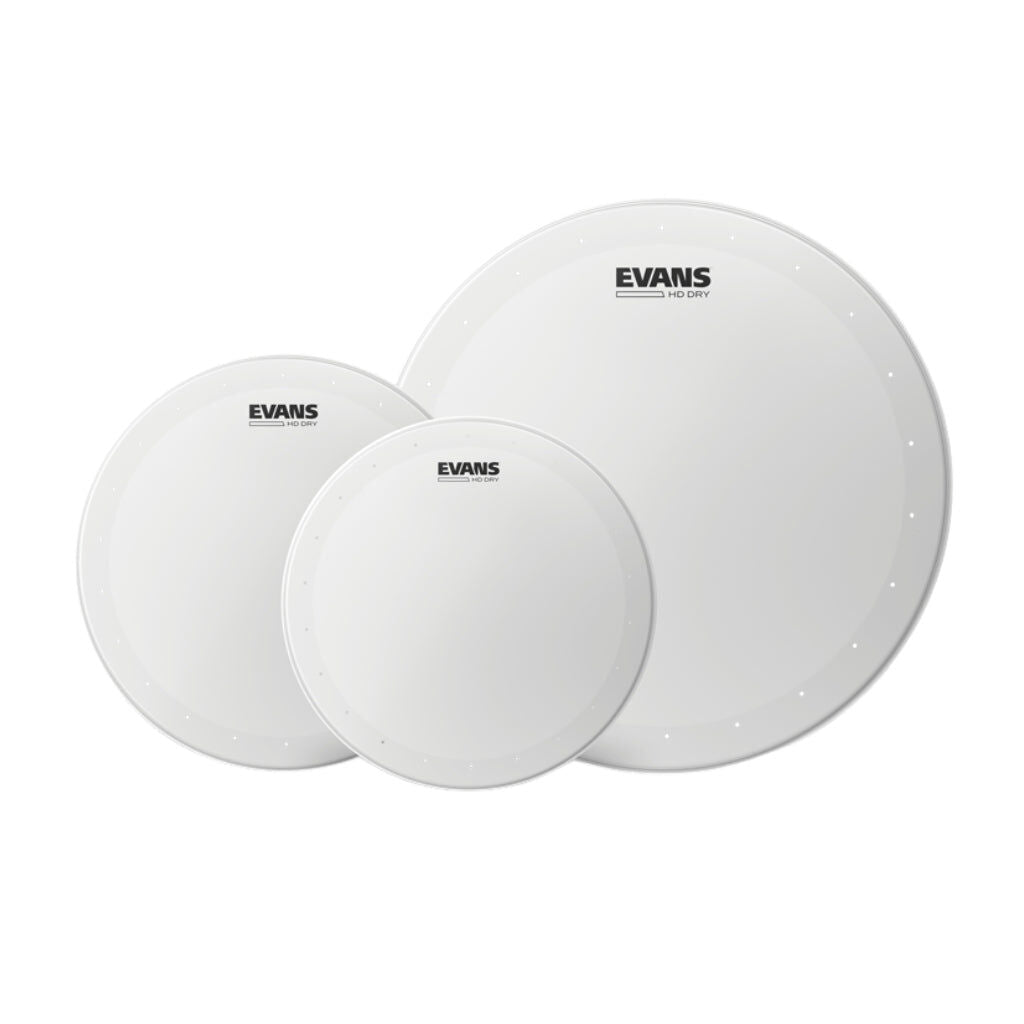 Evans Genera HD Dry 10" 12" 16" Tom Drumhead Pack — view 4