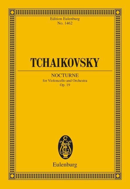Nocturne Op 19 No 4 for Cello and Orchestra, Ernst Eulenburg Edition, 12 Pages