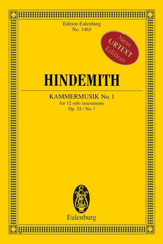 Kammermusik No 1 (12 Solo Instrument) Op 24 No 1