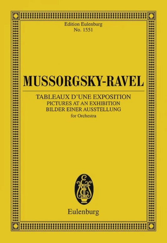 Mussorgsky/Ravel: Pictures at an Exhibition — Orchestra Study Score (Eulenburg)
