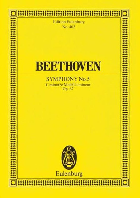 Symphony No 5 Op 67 C Min Eul 402 Book