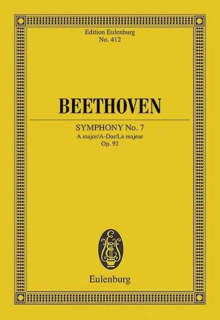 Beethoven - Symphony No 7 A Op 92 Study Score (Softcover Book)