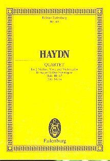 Haydn String Quartet in B Flat Major Op. 64/3 Study Score - Eulenburg Edition