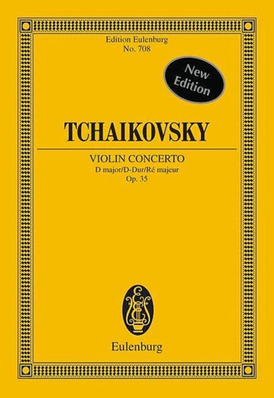 Tchaikovsky - Violin Concerto In D Op 35 Study Score Book