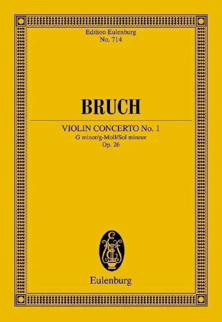 Bruch - Violin Concerto No. 1 G Minor Op. 26 Study Score