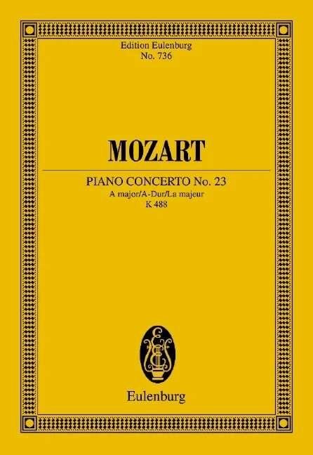 Mozart - Piano Concerto No. 23 in A Major K 488 Study Score