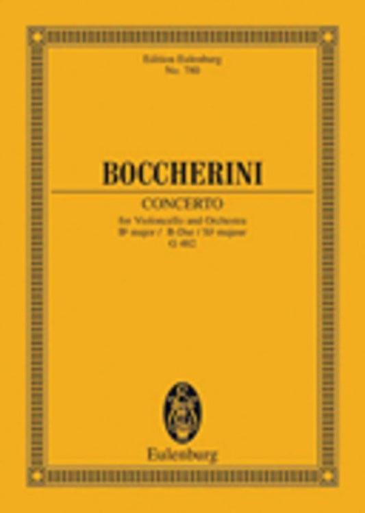 Cello Concerto B Flat Ed Sturzenegger Book