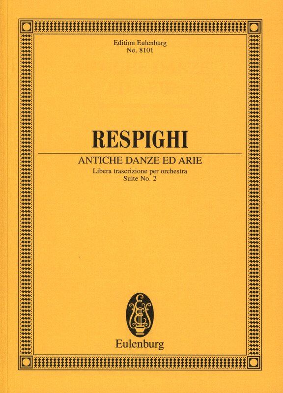 Ancient Dances and Airs Suite No 2 by Ernst Eulenburg & Co. GmbH for Ensemble, 100 Pages