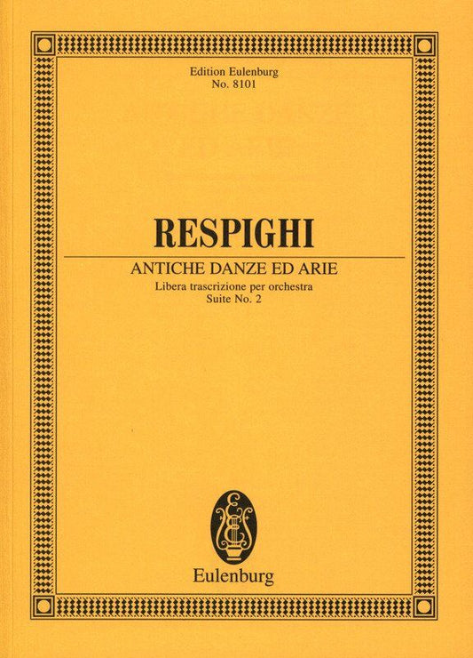 Ancient Dances and Airs Suite No 2 by Ernst Eulenburg & Co. GmbH for Ensemble, 100 Pages