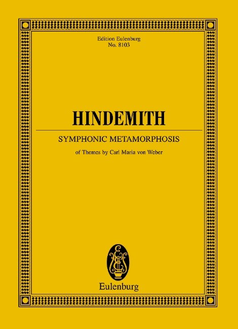 Hindemith - Symphonic Metamorphosis Study Score (Eulenburg)