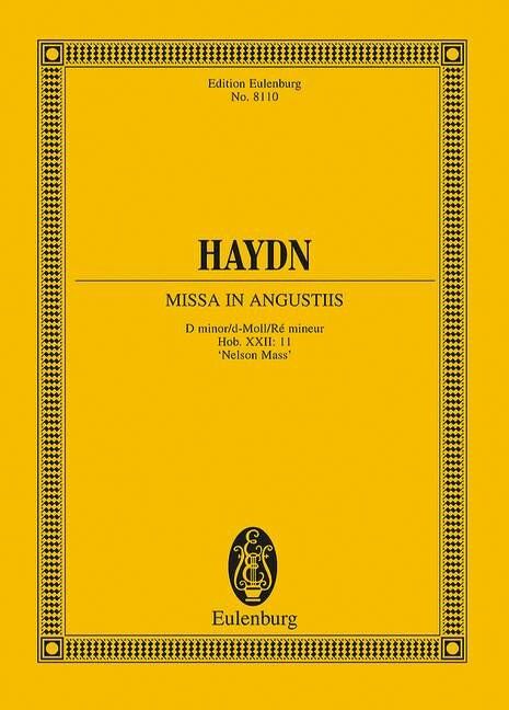 Missa In Angustiis (Nelson Mass) Study Score - Haydn, Large Format, 200 Pages, Ernst Eulenburg & Co. GmbH