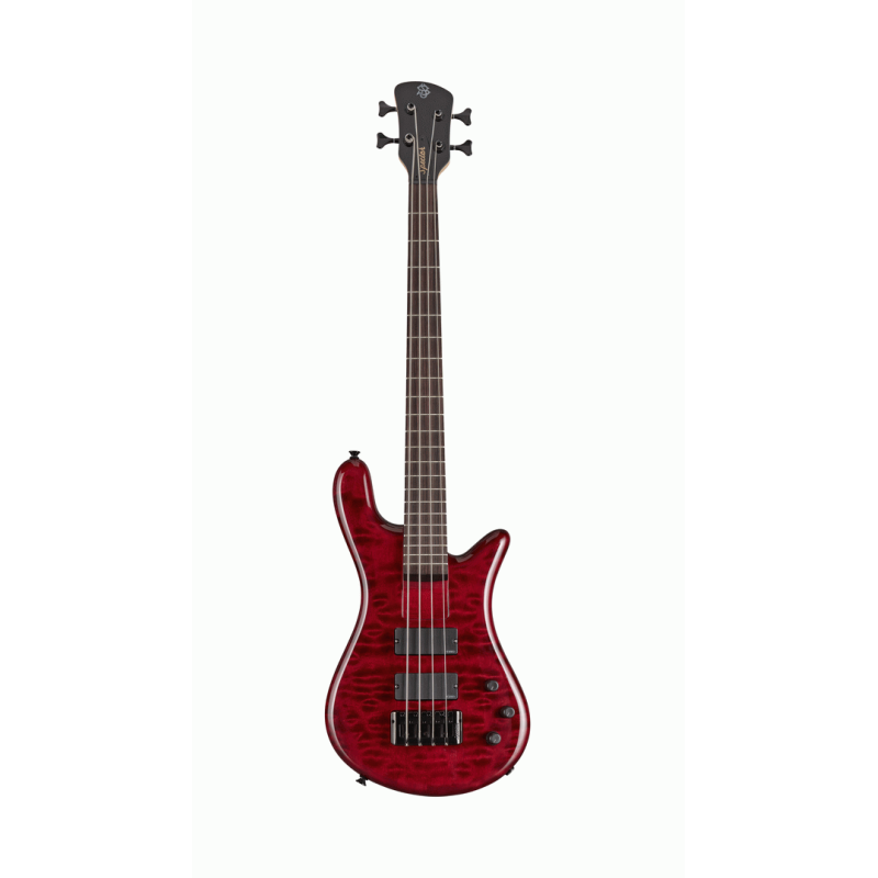 Spector Euro 4 Bantam Short Scale Bass Guitar - Black Cherry