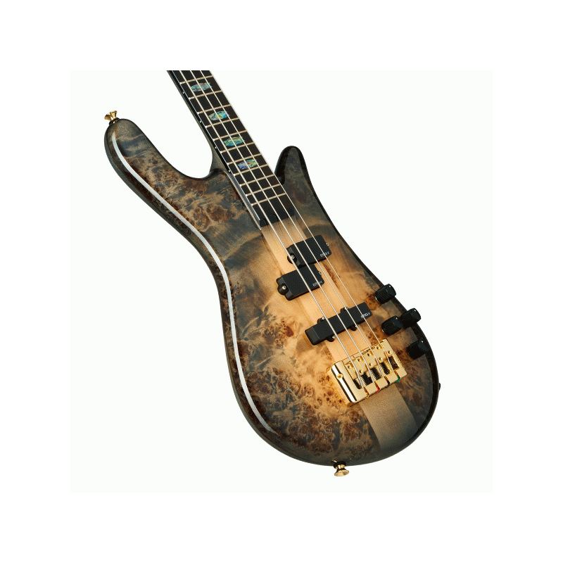 Spector Euro 4 Custom Natural Black Burst Gloss — view 2
