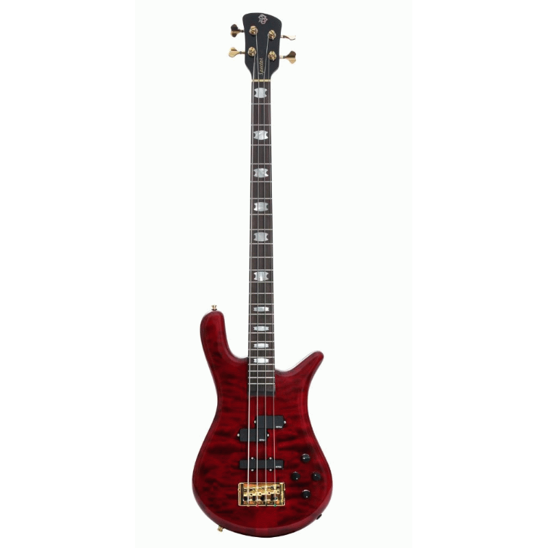 Spector Euro 4 LX Bass Guitar Black Cherry Gloss