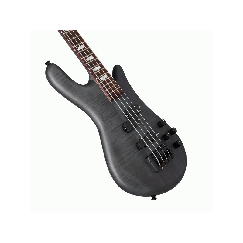 Euro 4 LX Black Stain Matte Electric Bass Guitar — view 2
