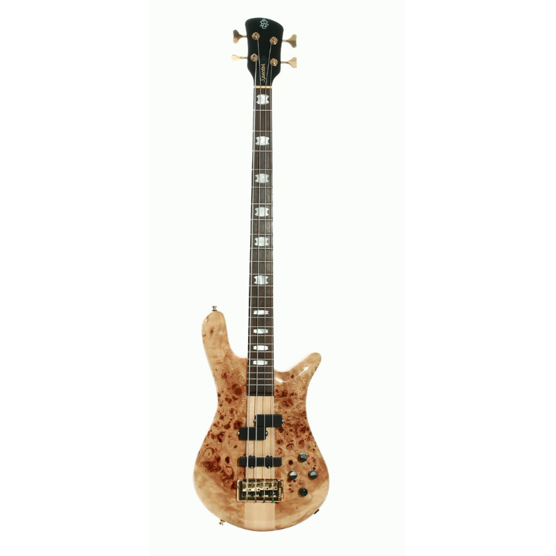 Spector Euro 4 LX Bass Guitar Poplar Burl Gloss Finish