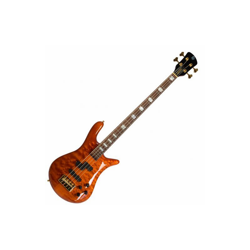 Spector Euro 4 LX Ultra Amber Gloss Electric Bass Guitar