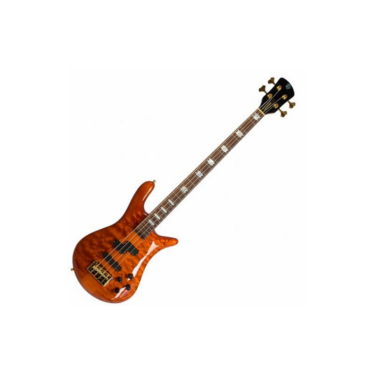 Spector Euro 4 LX Ultra Amber Gloss Electric Bass Guitar