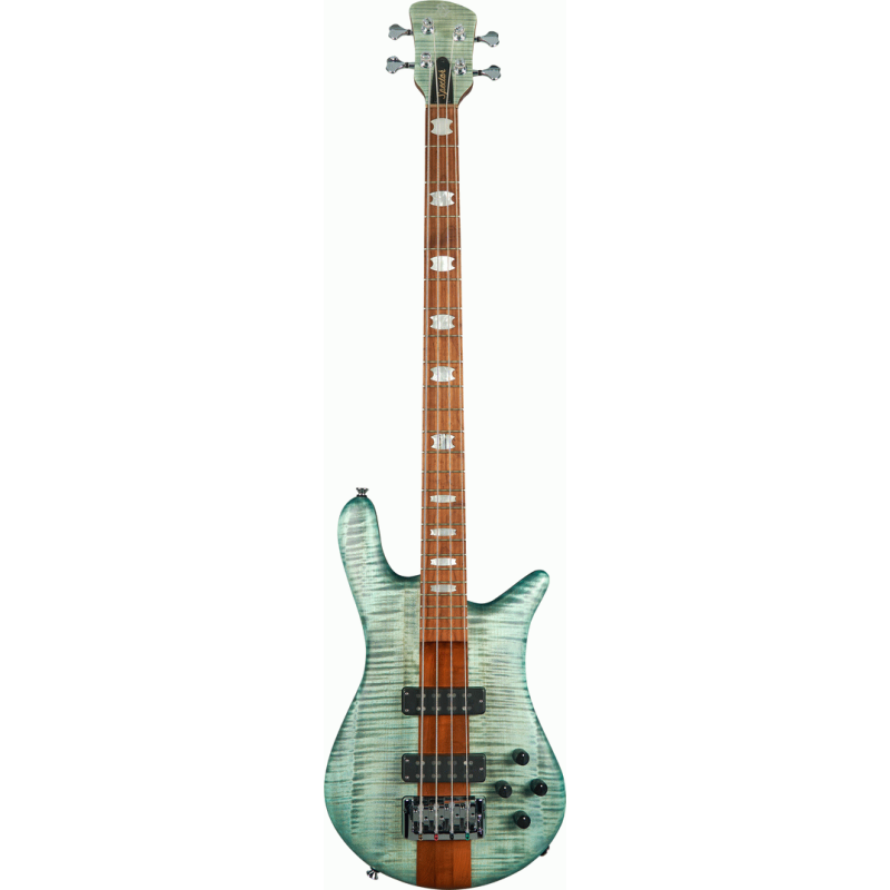 Spector Euro 4 Roasted Turquoise Tide Aguilar Pups Electric Bass Guitar