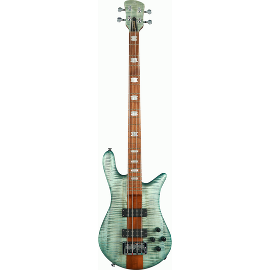 Spector Euro 4 Roasted Turquoise Tide Aguilar Pups Electric Bass Guitar