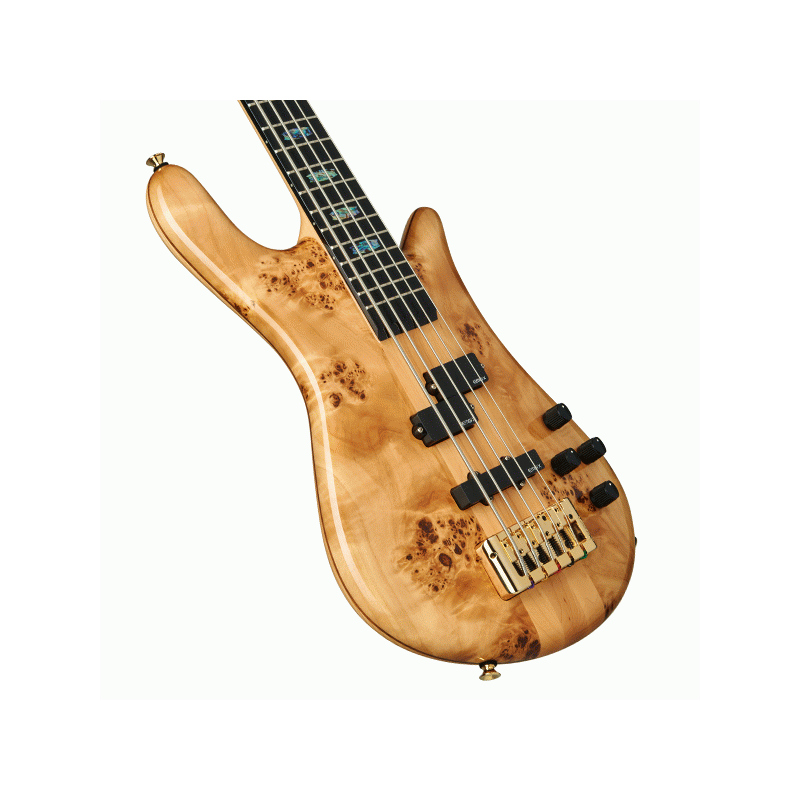 Spector Euro 5 Custom Natural Gloss Electric Bass Guitar — view 2
