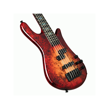 Spector Euro 5 Custom Natural Red Burst Gloss — view 2