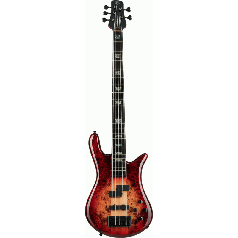 Spector Euro 5 Custom Natural Red Burst Gloss