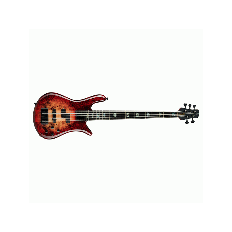 Spector Euro 5 Custom Natural Red Burst Gloss — view 4