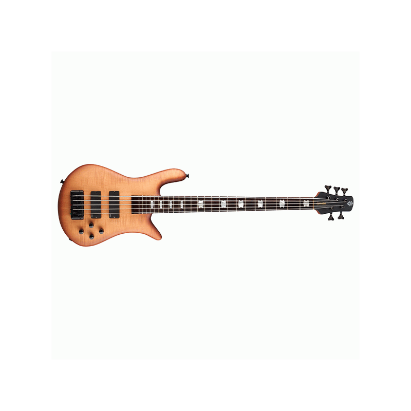 Euro 5 LX Natural Sunburst Matte Electric Bass Guitar — view 4