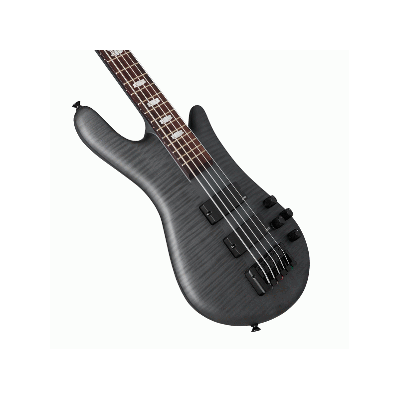 Euro 5 LX Black Stain Matte Electric Bass Guitar — view 2