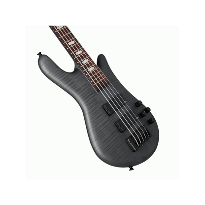 Euro 5 LX Black Stain Matte Electric Bass Guitar — view 2