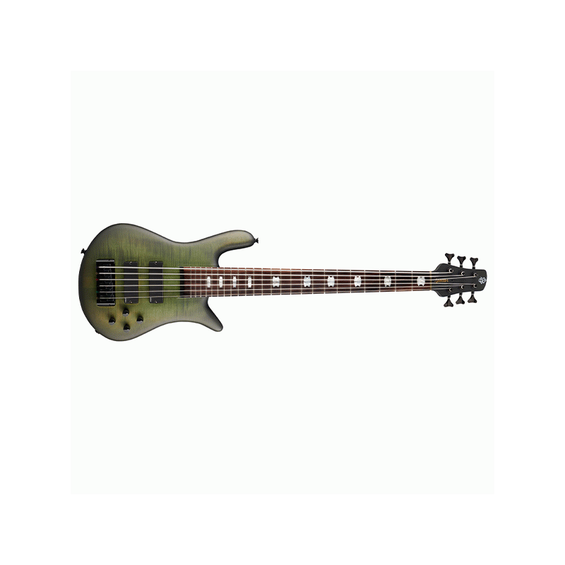 Euro 6 LX Haunted Moss Matte Electric Bass Guitar — view 4