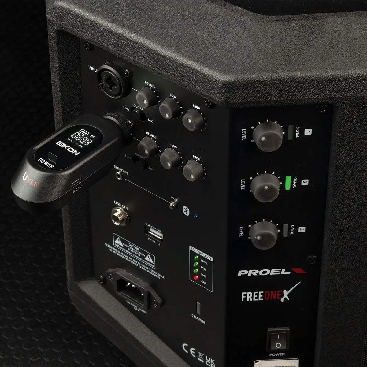 Eikon Wireless XLR UHF Rechargeable Audio Transmission System UXLR — view 6