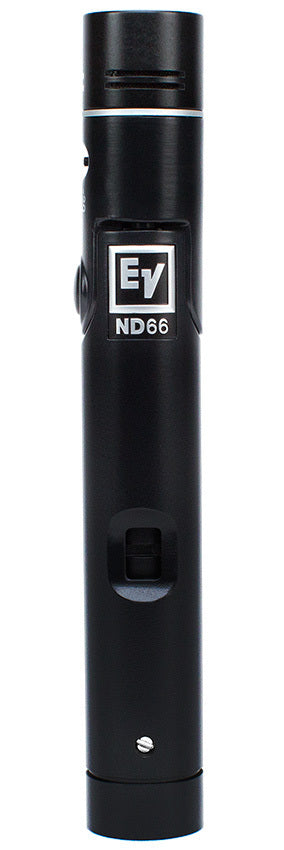 Electro-Voice ND66 Condenser Cardioid Instrument Microphone with Locking Head and Selectable Pads