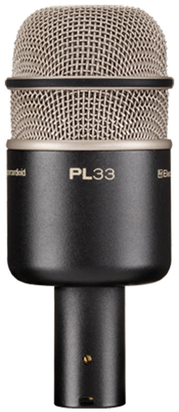 Electro-Voice PL33 Dynamic Supercardioid Microphone for Bass Drum & Instruments