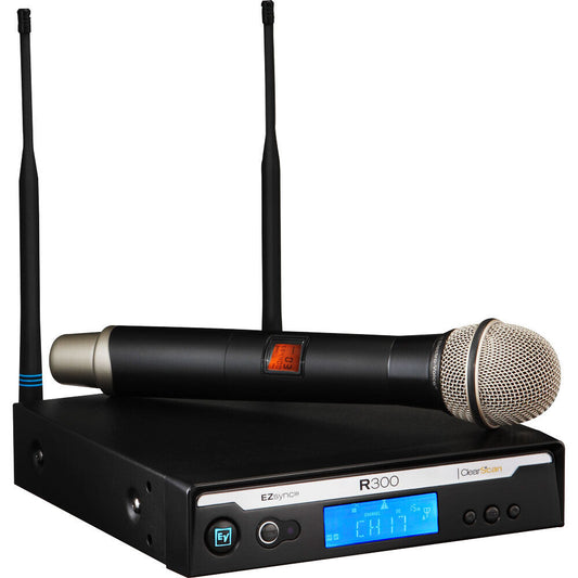 Electro-Voice R300 Handheld Wireless Microphone System with PL22 Dynamic Microphone (B-Band)