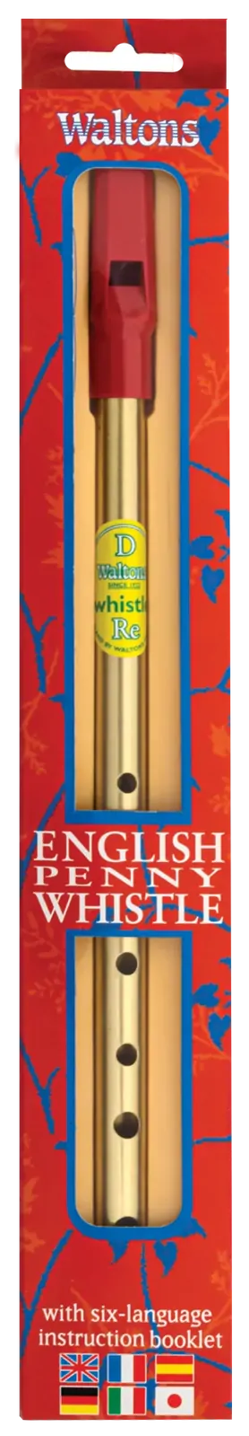 Waltons D English Penny Whistle Brass WM1528