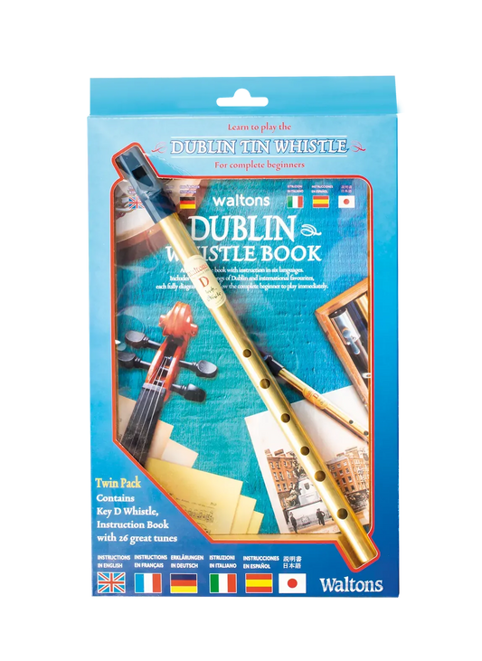 Waltons Dublin Tin Whistle Twin Pack WM1571