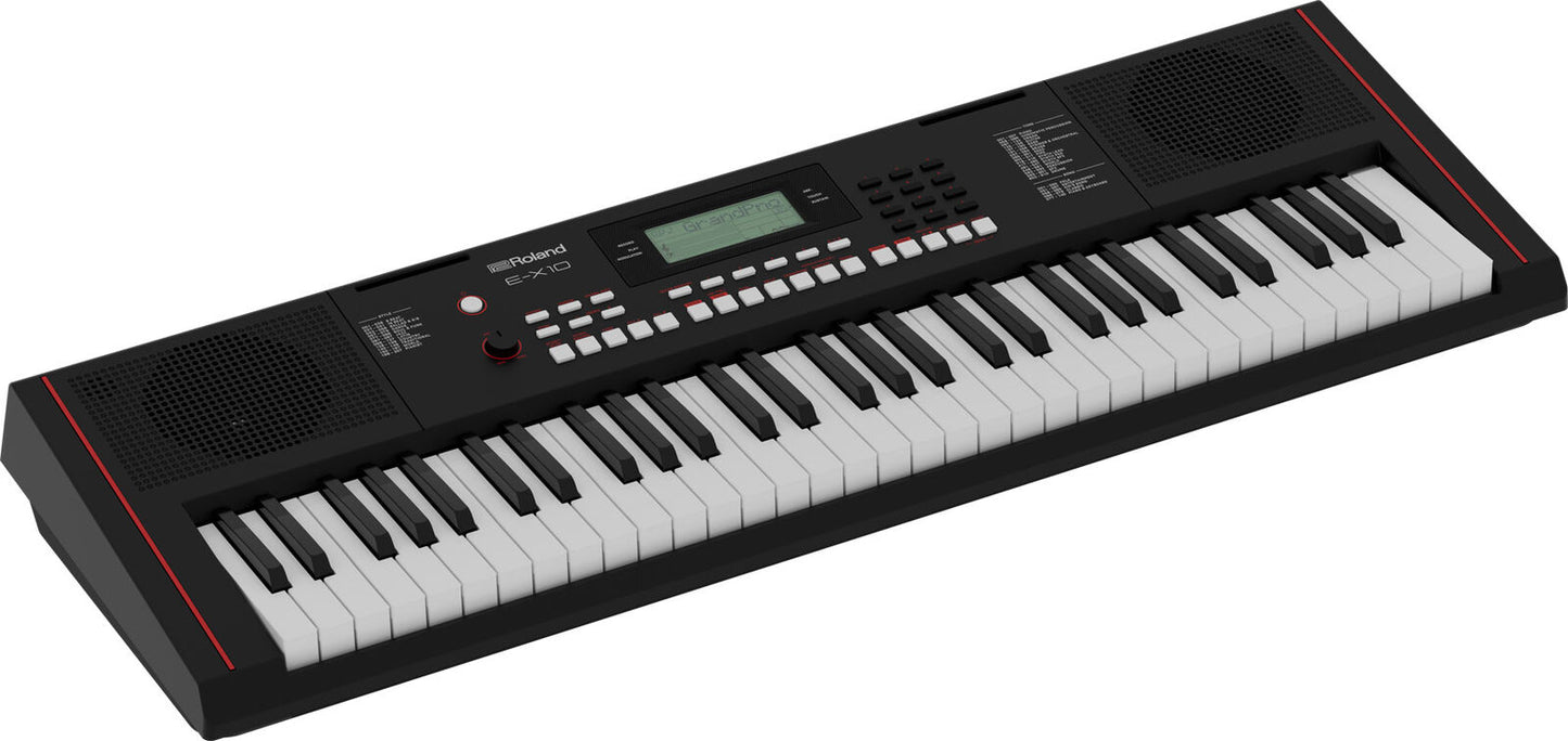 ROLAND E-X10 Portable Keyboard - Versatile Starter Keyboard with Acoustic Pianos, Auto-Accompaniment, and Mic Input for Beginners — view 6